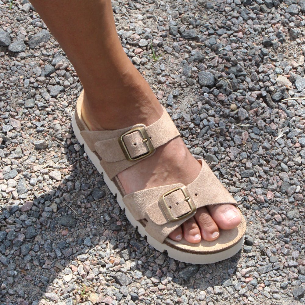 Produktbild 8 - Minfot Sandal Upstep Lill Mocka Taupe