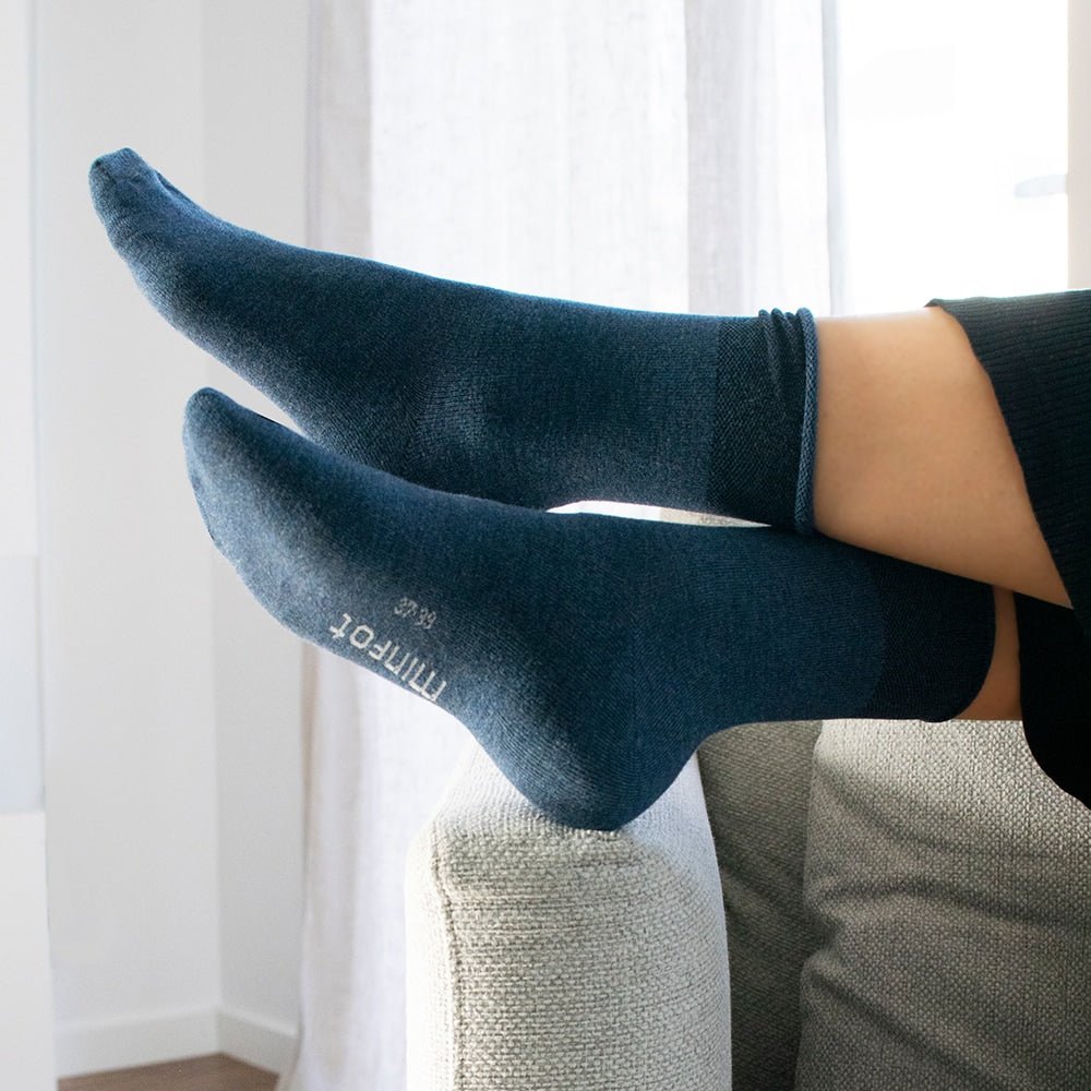 Produktbild 5 - Minfot-sensitive-melange-diabetesstrumpor