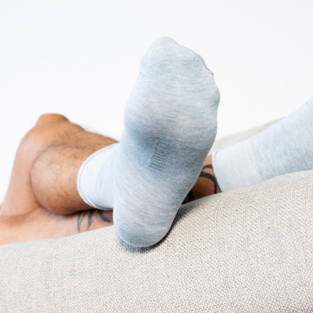 Minfot-sensitive-melange-strumpor-diabetiker