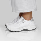 Minfot Softrole Lux Sneakers Dam Stretch Vit