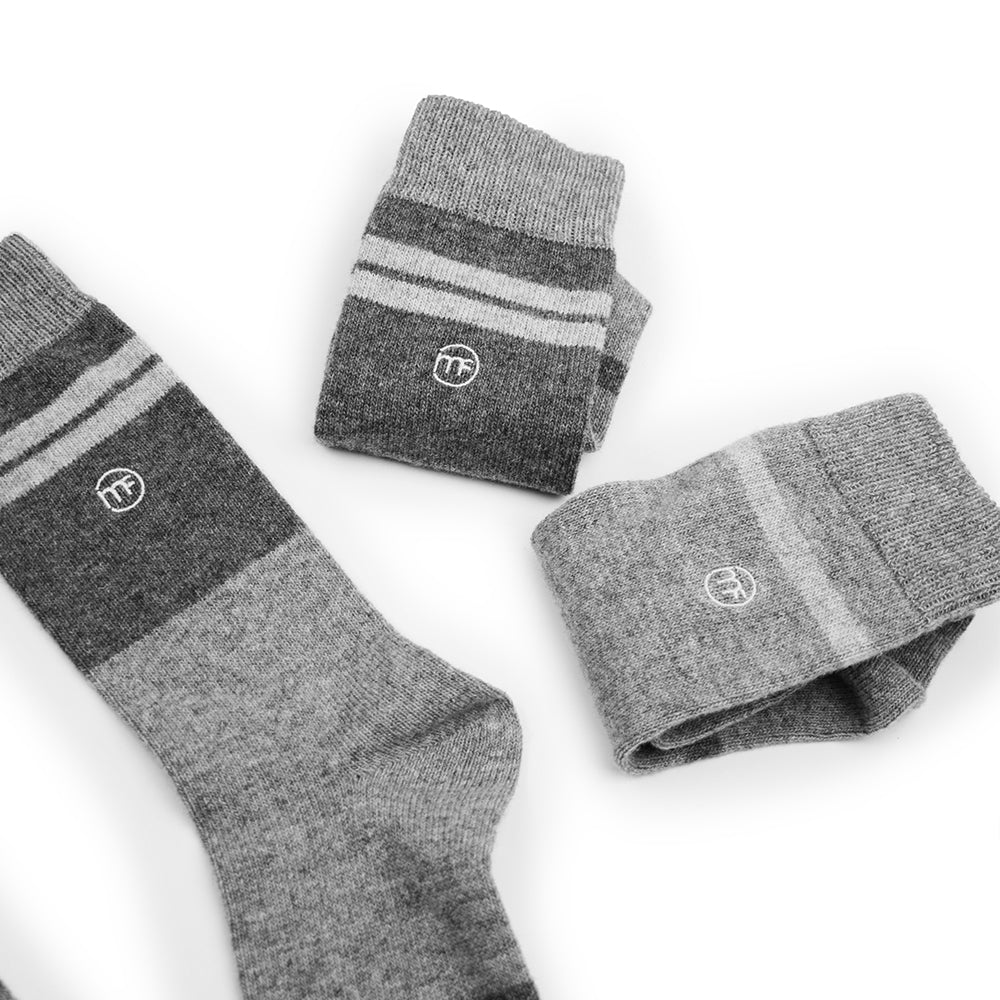 Produktbild 4 - ullsockar-gråa-minfot-strand