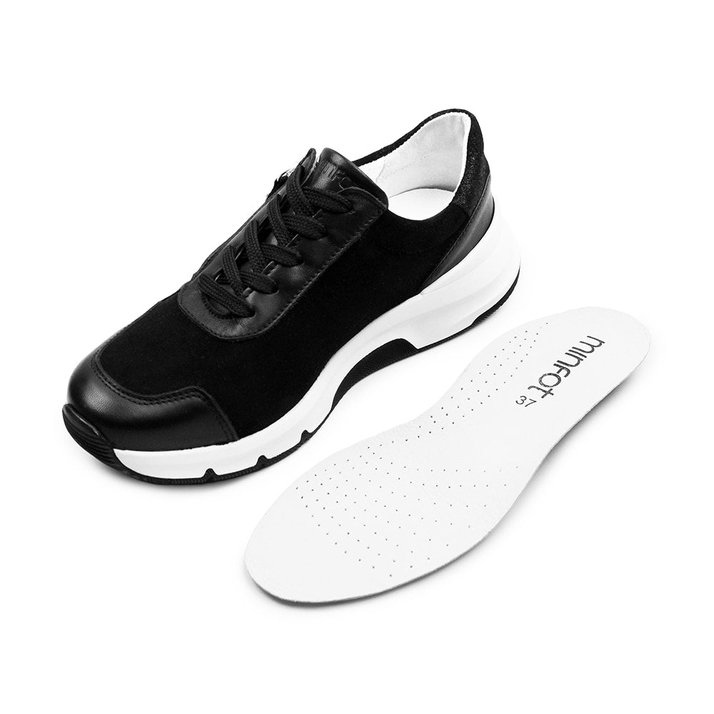 Minfot Sneaker Softrole Lux Stretch Svart