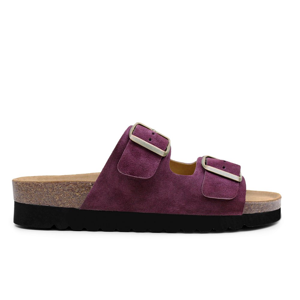 Produktbild 3 - Minfot Sandaler Moa Mocka Bordeaux