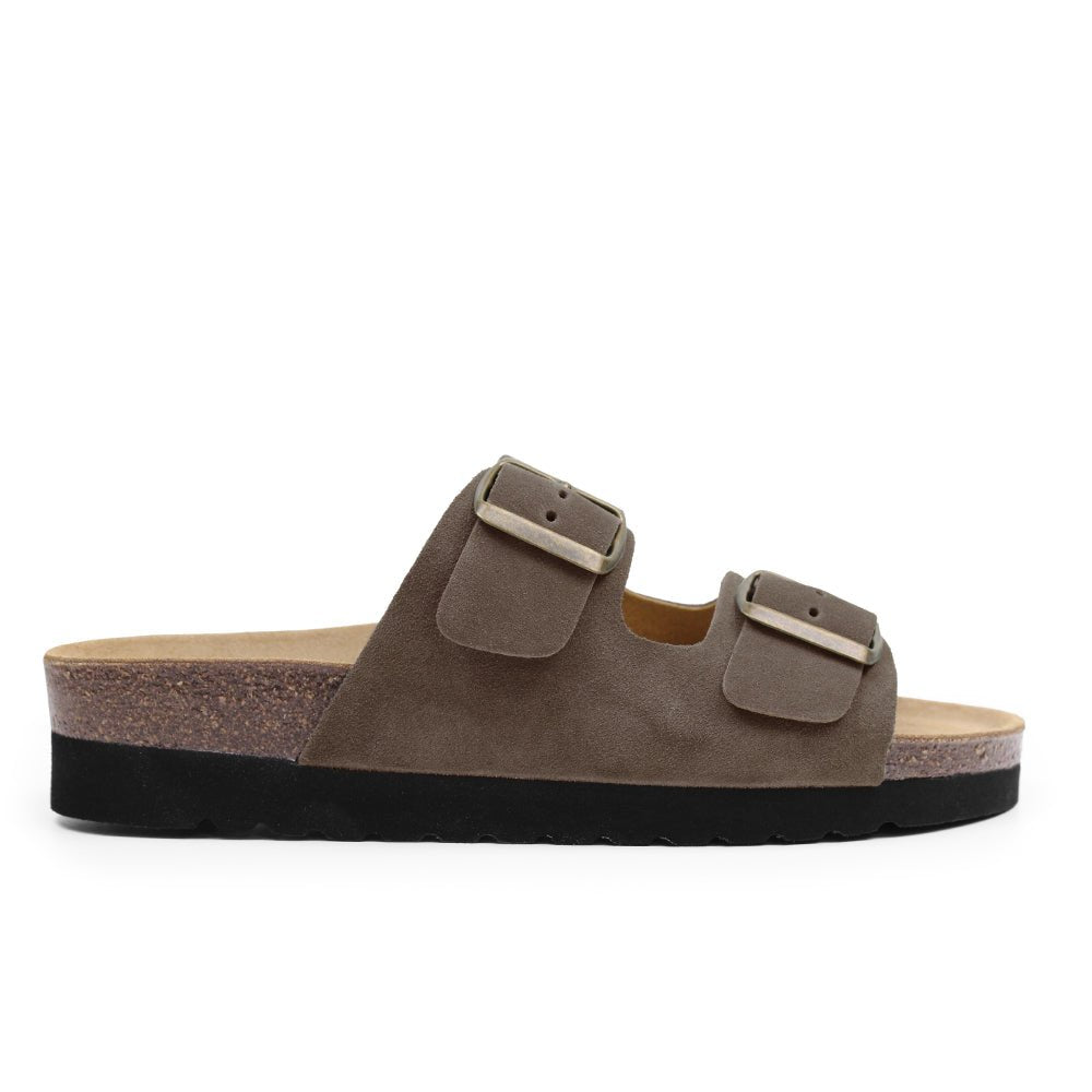 Minfot Moa Sandaler Dam Mjuk Bio Mocka Taupe