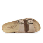 Minfot Moa Biosandaler Dam Mocka Anatomisk 2-remmar Beige