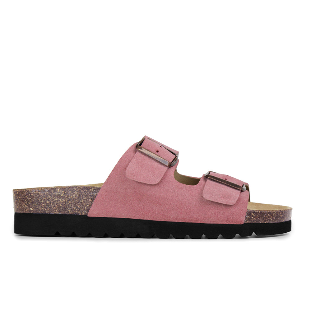 Minfot Moa Biosandaler Dam Mocka Anatomisk 2-remmar Antik rosa