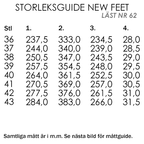 New Feet Hanne Extra Breda Skor Ballerina Stretch Dam Svart