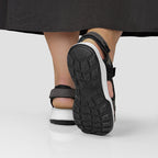 Minfot Nyhamn Sandaler Dam Nubuck Stone
