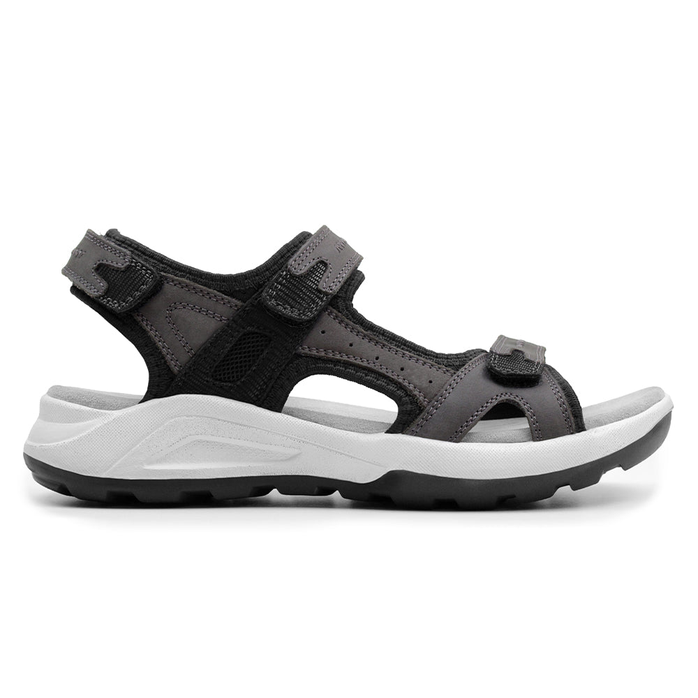 Minfot Nyhamn Sandaler Dam Nubuck Stone