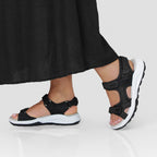 Minfot Nyhamn Sandaler Dam Nubuck Svart