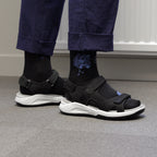 Minfot Nyhamn Sandaler Dam Nubuck Svart