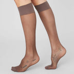 Swedish Stockings Nylonstrumpor Knä Elin 20 DEN Mörk Brun 2-pack