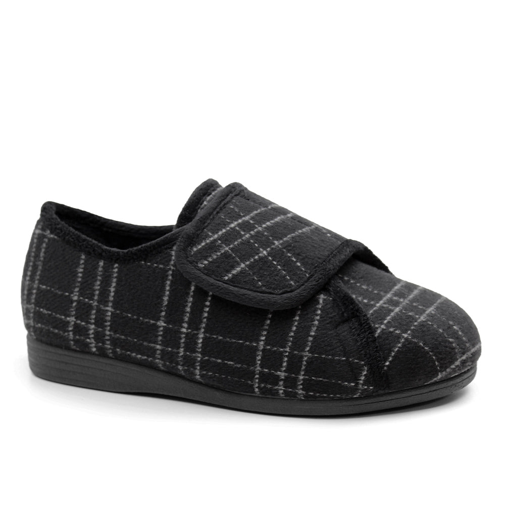 Salemedical Specialskor Herr Strap Rutig Svart