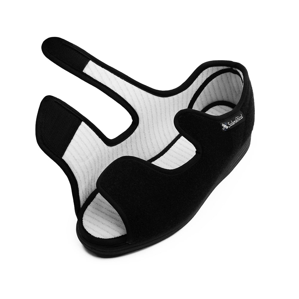 Produktbild 8 - Salemedical Specialskor Med Wrap Öppen Tå Svart