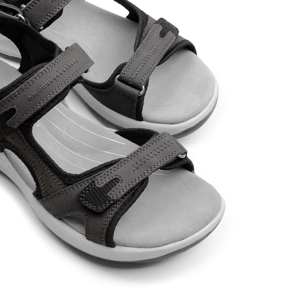 Minfot Nyhamn Sandaler Dam Nubuck Stone
