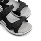 Minfot Nyhamn Sandaler Dam Nubuck Svart