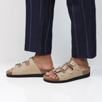 Minfot Sandaler Bio Skinn Stone