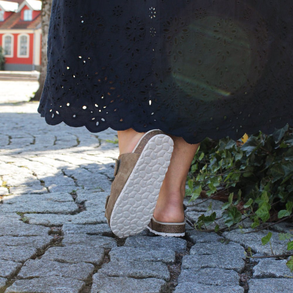 Minfot Lova Sandaler Dam Mocka Hallux Valgus Primo Soft Stone