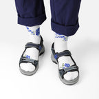 Minfot Sandhamn Sandaler Dam Nubuck Ocean Blue