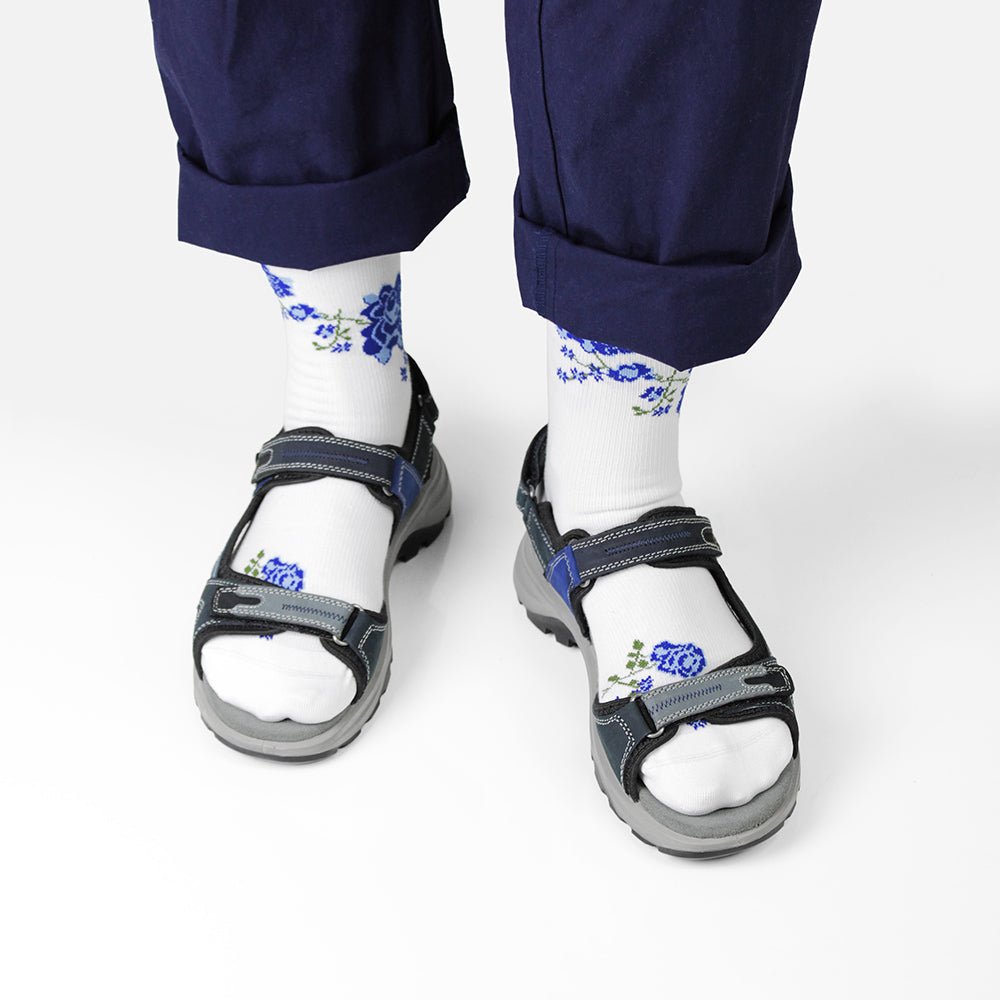 Minfot Sandhamn Sandaler Dam Nubuck Ocean Blue