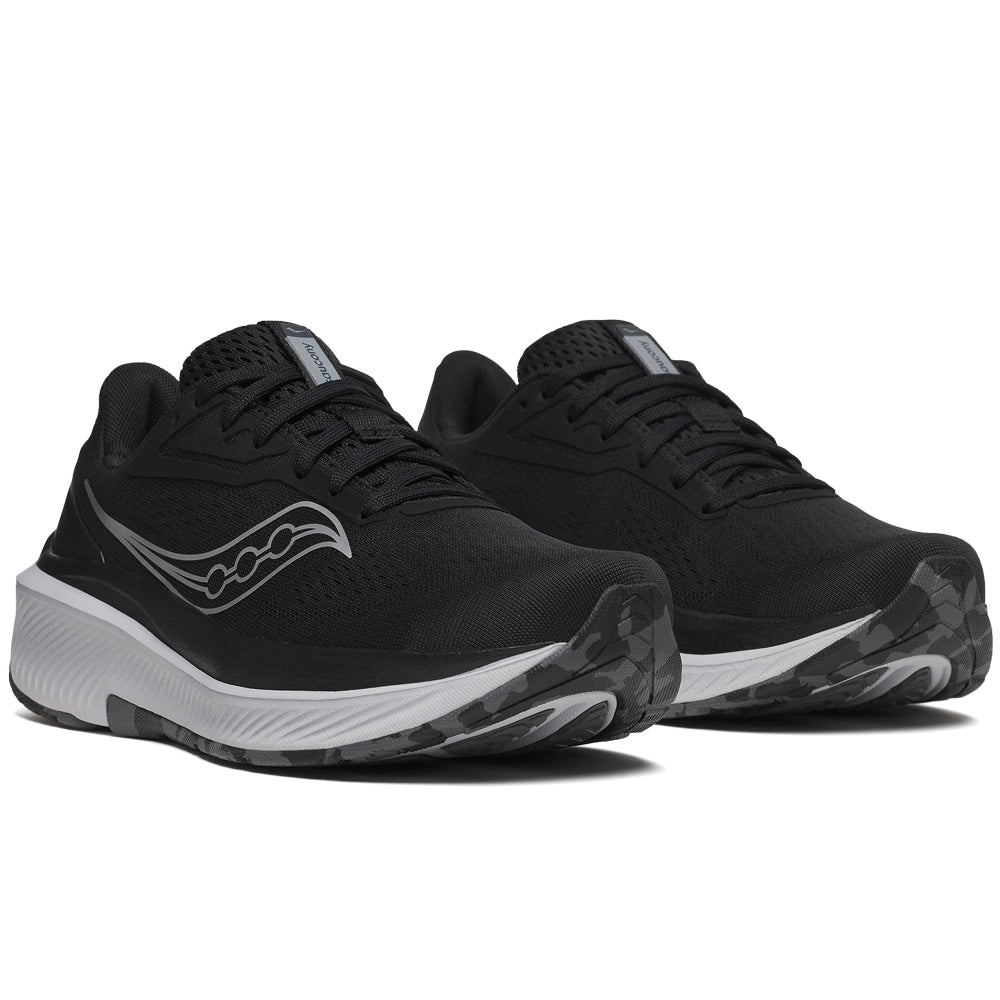 Saucony Echelon 10 Löparskor Dam Extra Bred Black Silver