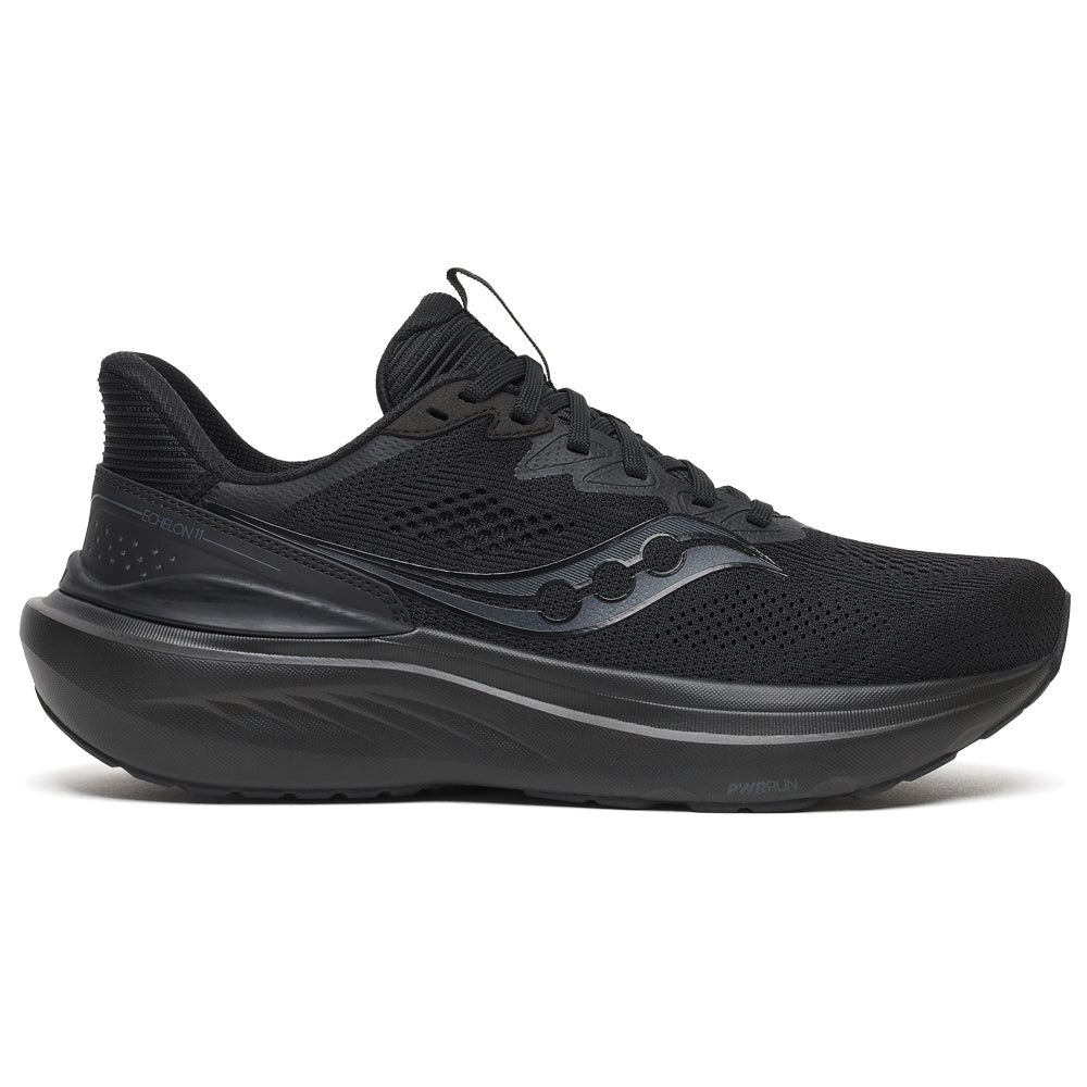 Saucony Echelon 11 Löparskor Herr Bred Triple Black