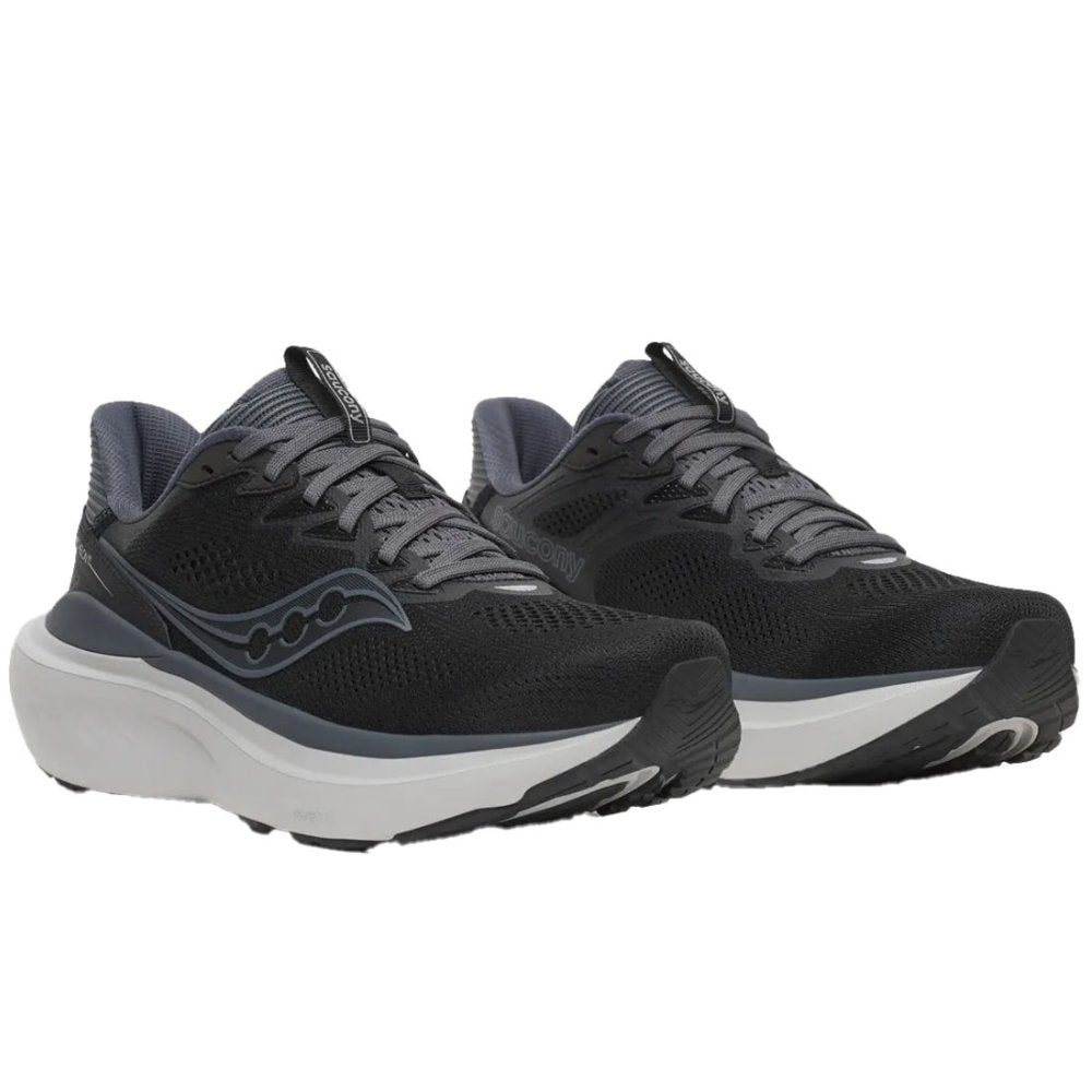Saucony Echelon 11 Löparskor Herr Extra Bred Black Gunmetal
