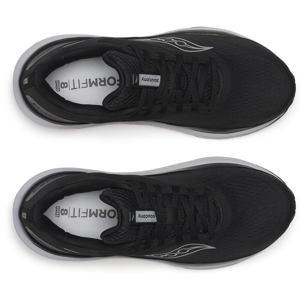 Saucony Echelon 10 Löparskor Herr Extra Bred Black Silver