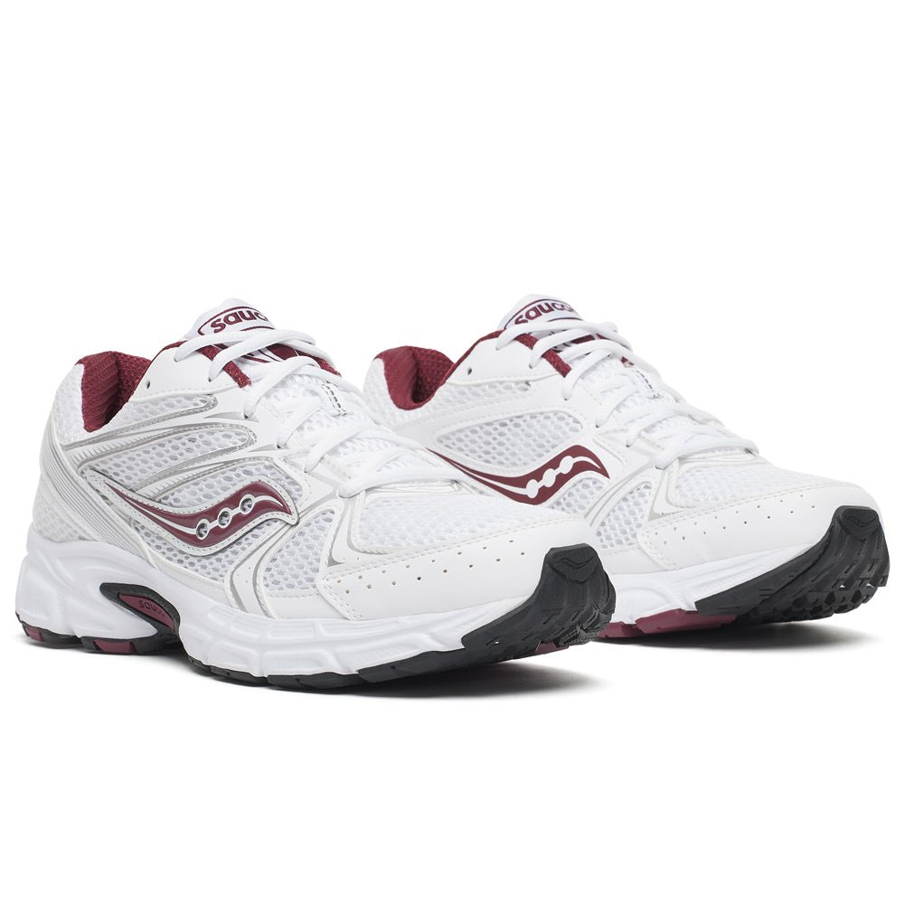 Saucony Ride Millennium Walkingskor Unisex White Maroon