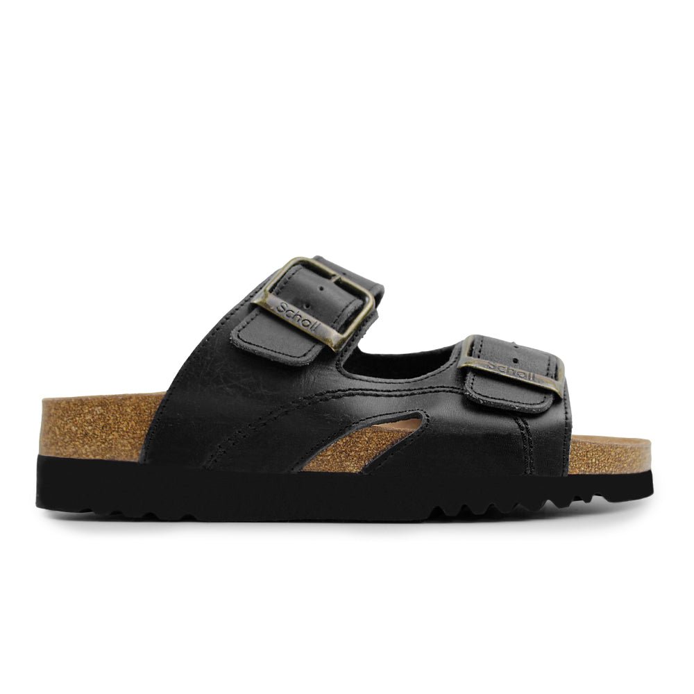 Scholl Damsandal Moldava Wedge Ad Black