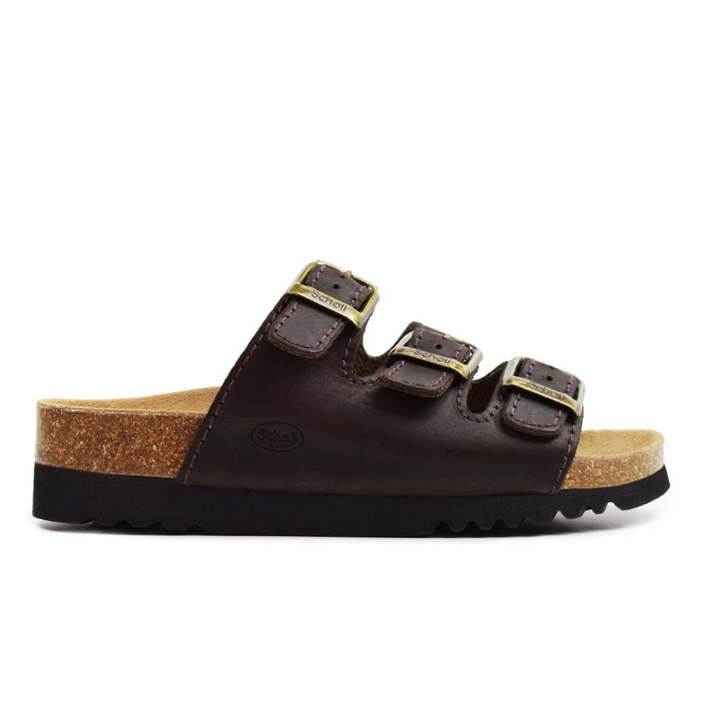 Scholl Sandaler Rio AD Dam Dark Brown