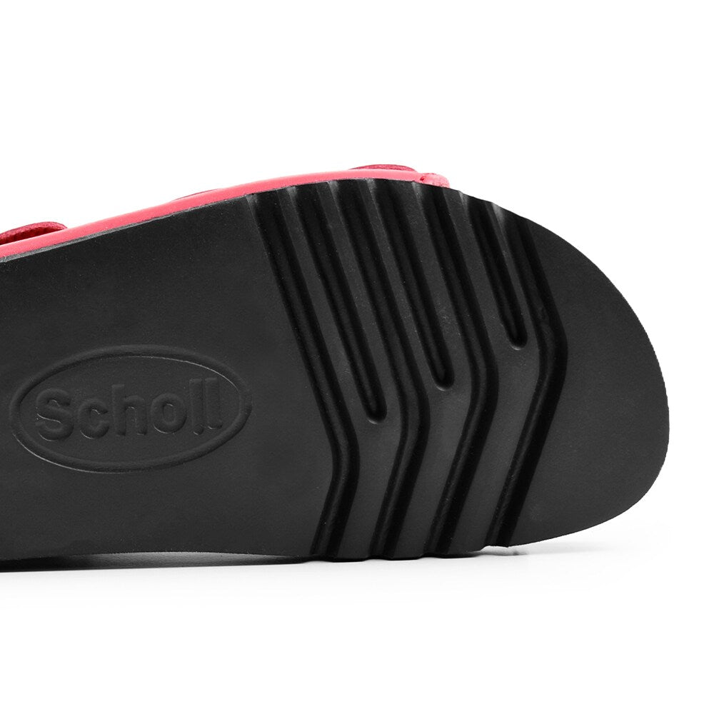 Scholl Sandaler Rio Wedge AD Dam Röd