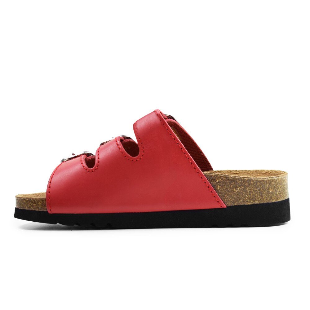 Scholl Sandaler Rio Wedge AD Dam Röd