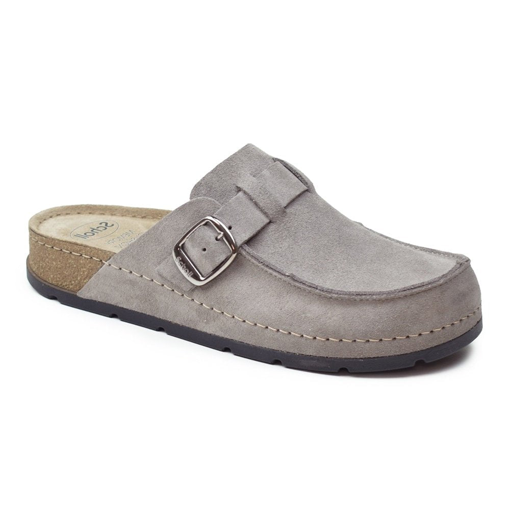 Scholl Tofflor Bora Moccasin Grey