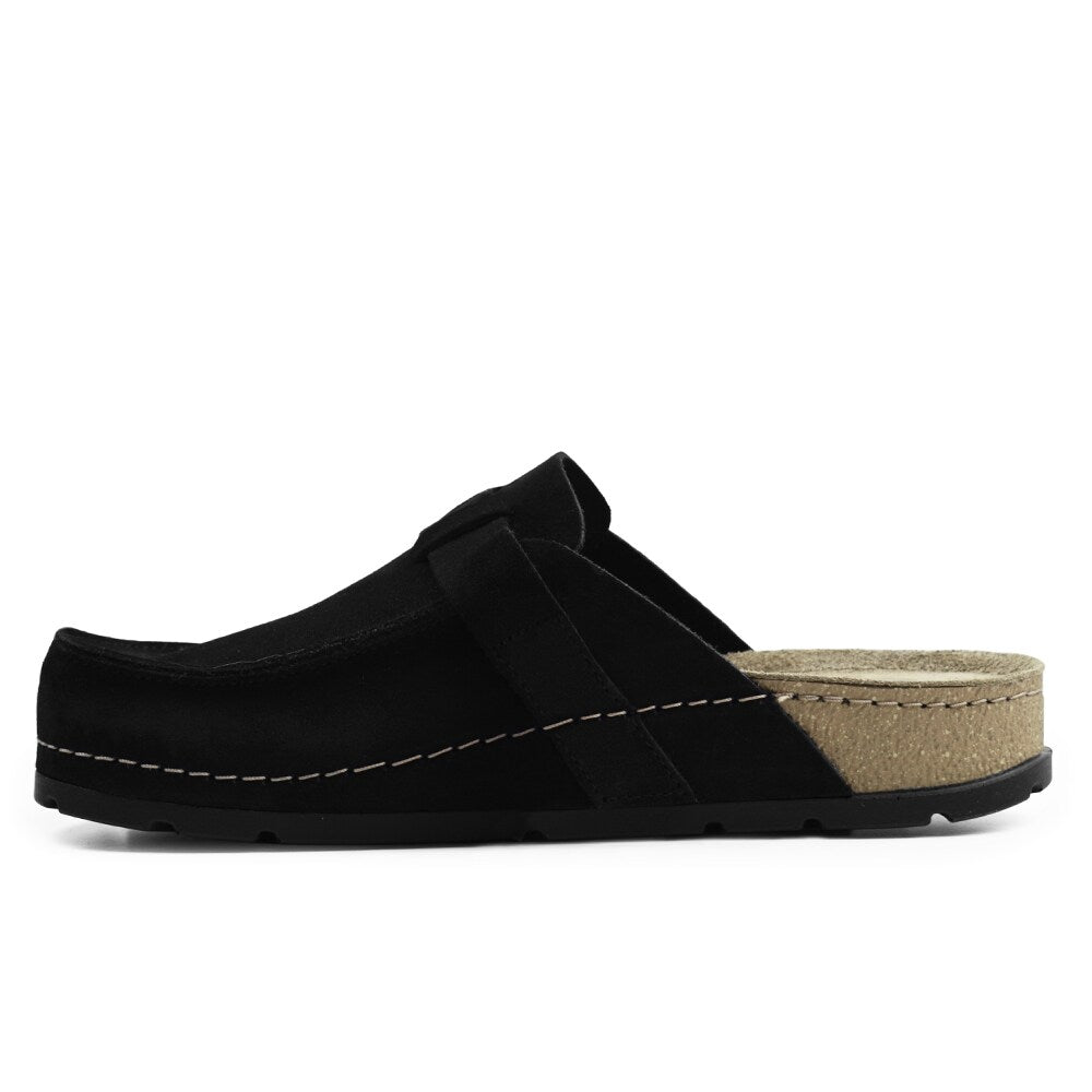 Scholl Tofflor Bora Moccasin Dam Mocka Svart