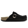 Scholl Tofflor Bora Moccasin Dam Mocka Svart