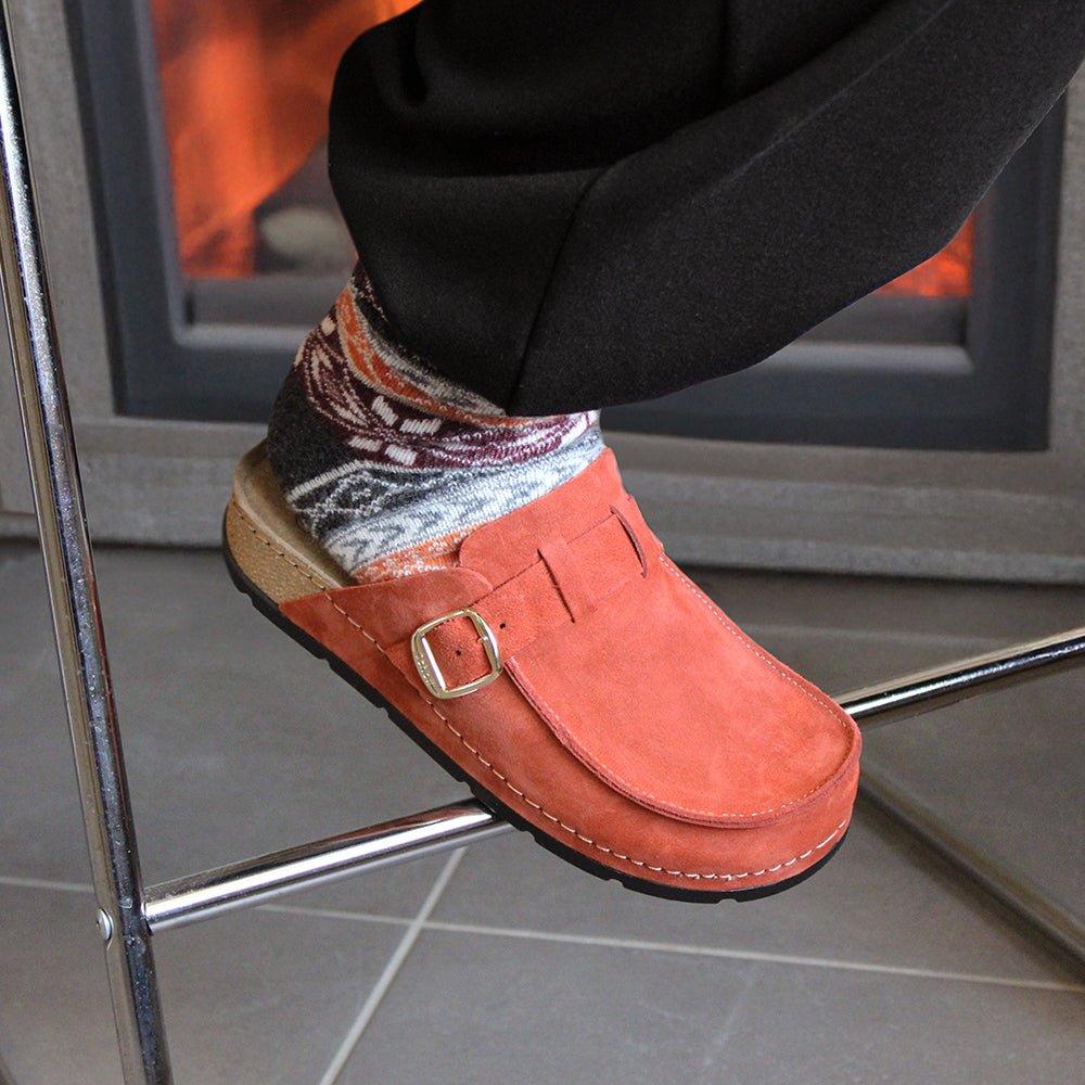 Produktbild 2 - Scholl Tofflor Dam Bora Moccasin Red