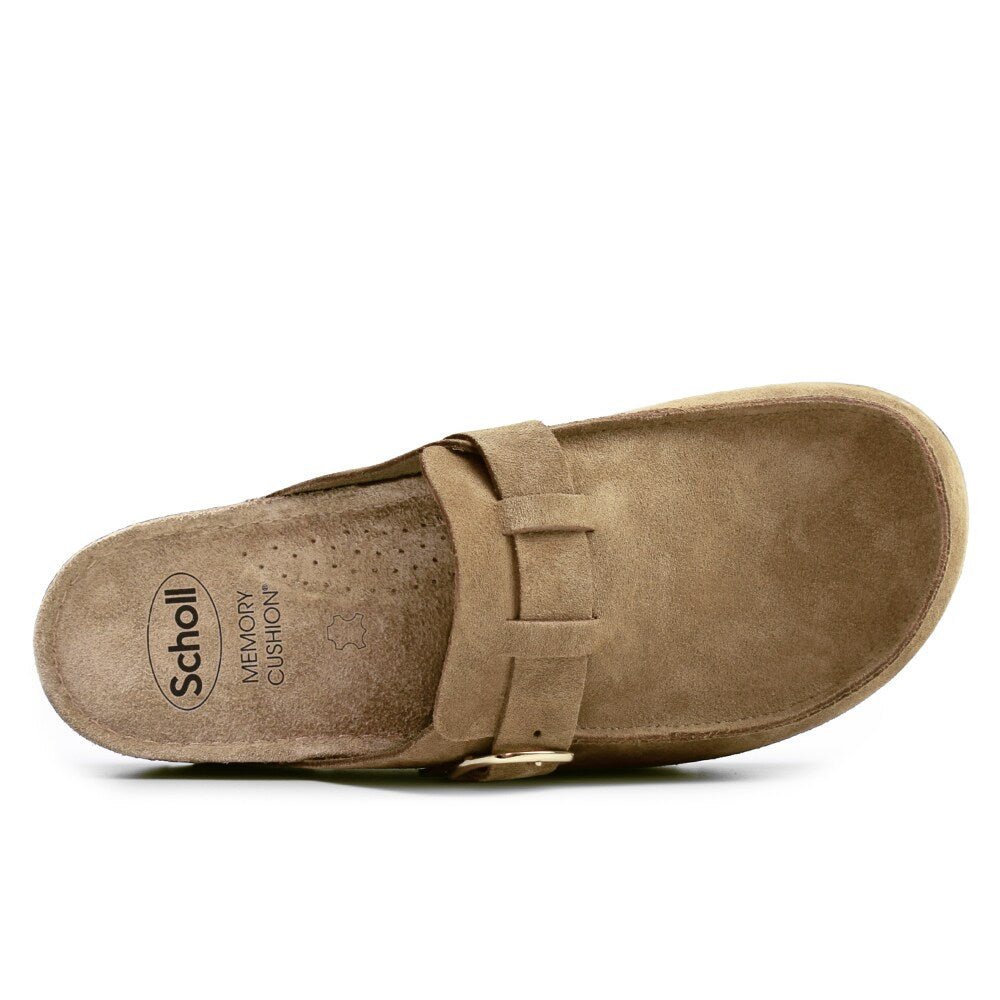Scholl Tofflor Bora Moccasin Dam Mocka Brun