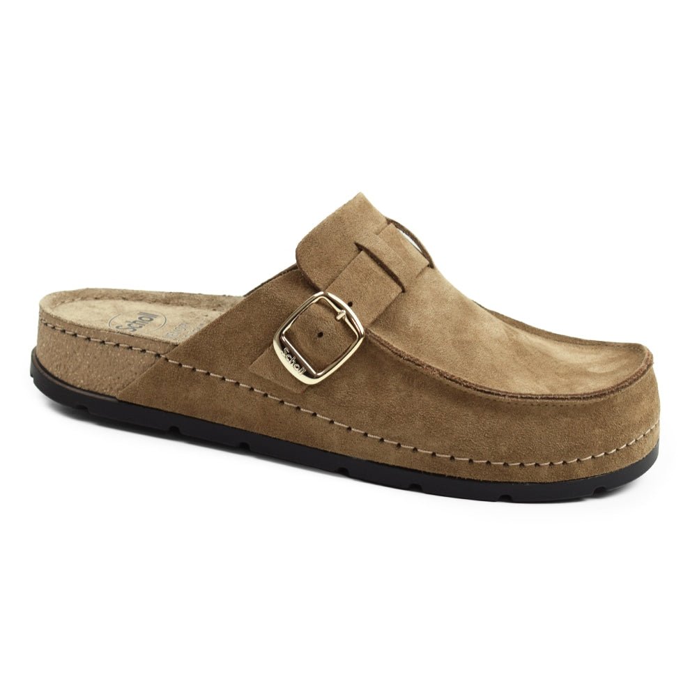 Scholl Tofflor Dam Bora Moccasin Tan
