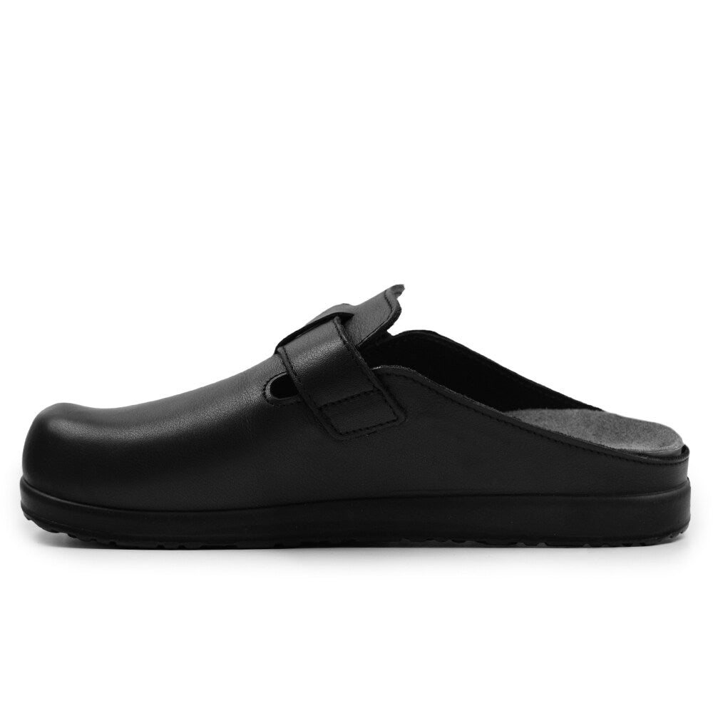 Produktbild 3 - Scholl Tofflor Elio Strap Läder Black