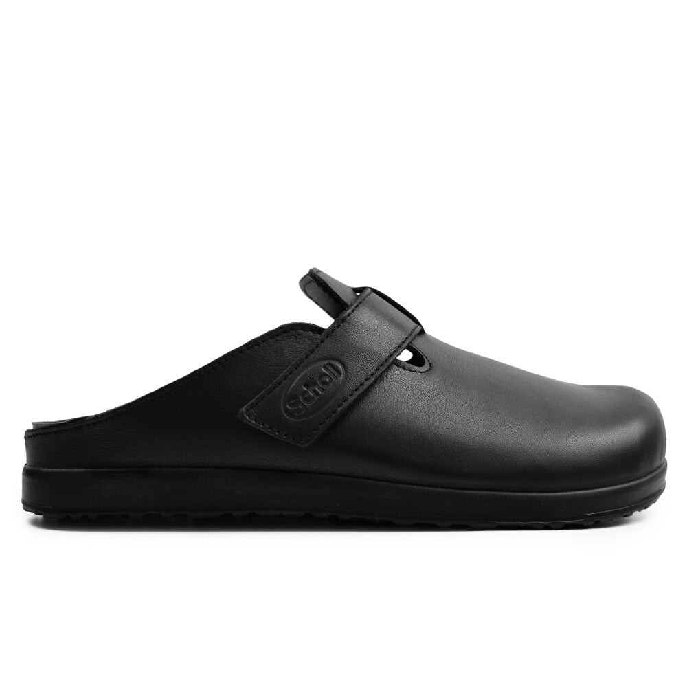 Produktbild 2 - Scholl Tofflor Elio Strap Läder Black