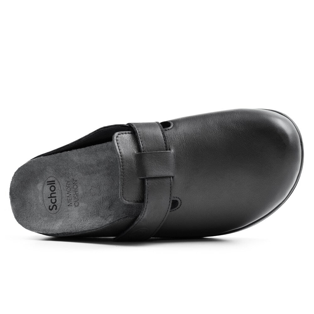 Produktbild 4 - Scholl Tofflor Elio Strap Läder Black