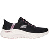 Skechers Womens Arch Fit 2.0 Easy Chic Slip-Ins Black Rose
