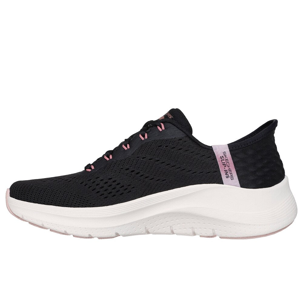 Produktbild 2 - Skechers Womens Arch Fit 2.0 Easy Chic Slip-Ins Black Rose
