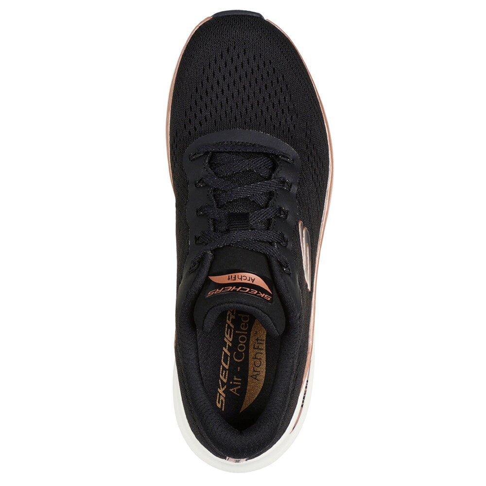 Produktbild 5 - Skechers Womens Arch Fit 2.0 Black Rose Gold