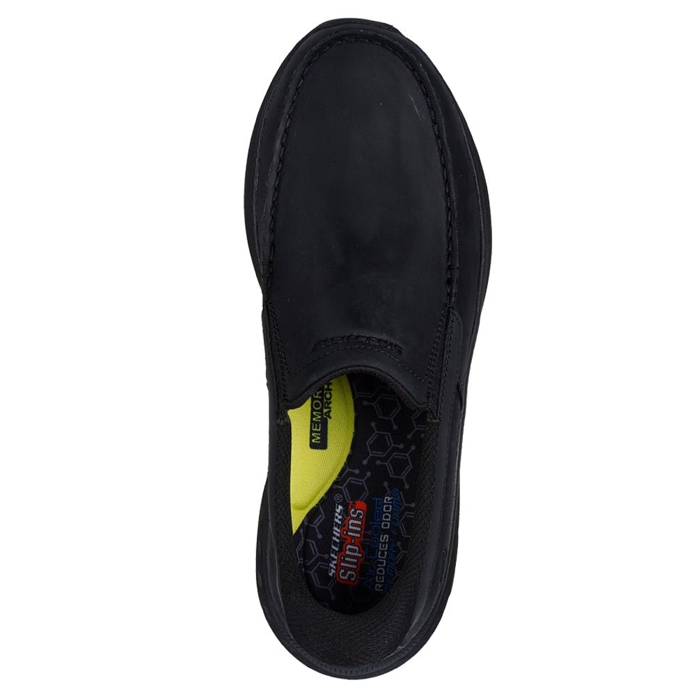 Produktbild 3 - Skechers Mens Slip-Ins Relaxed Fit Pollard Black
