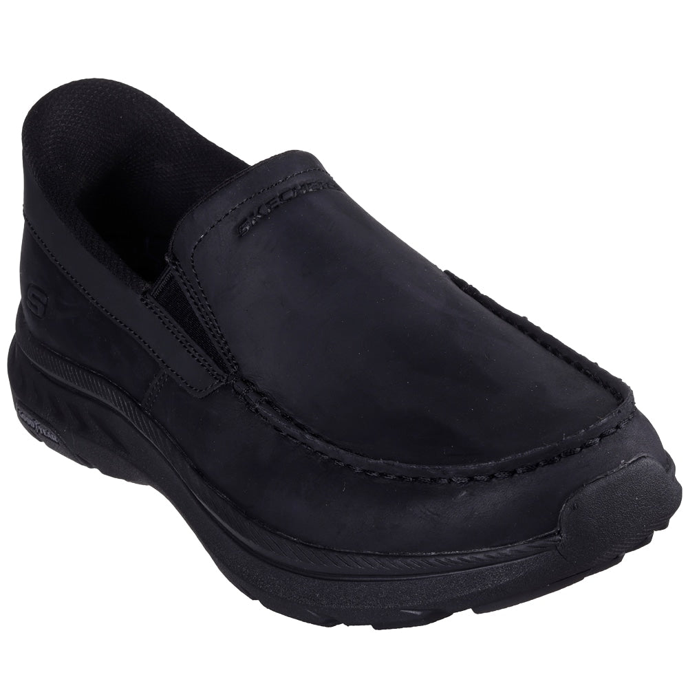 Produktbild 2 - Skechers Mens Slip-Ins Relaxed Fit Pollard Black