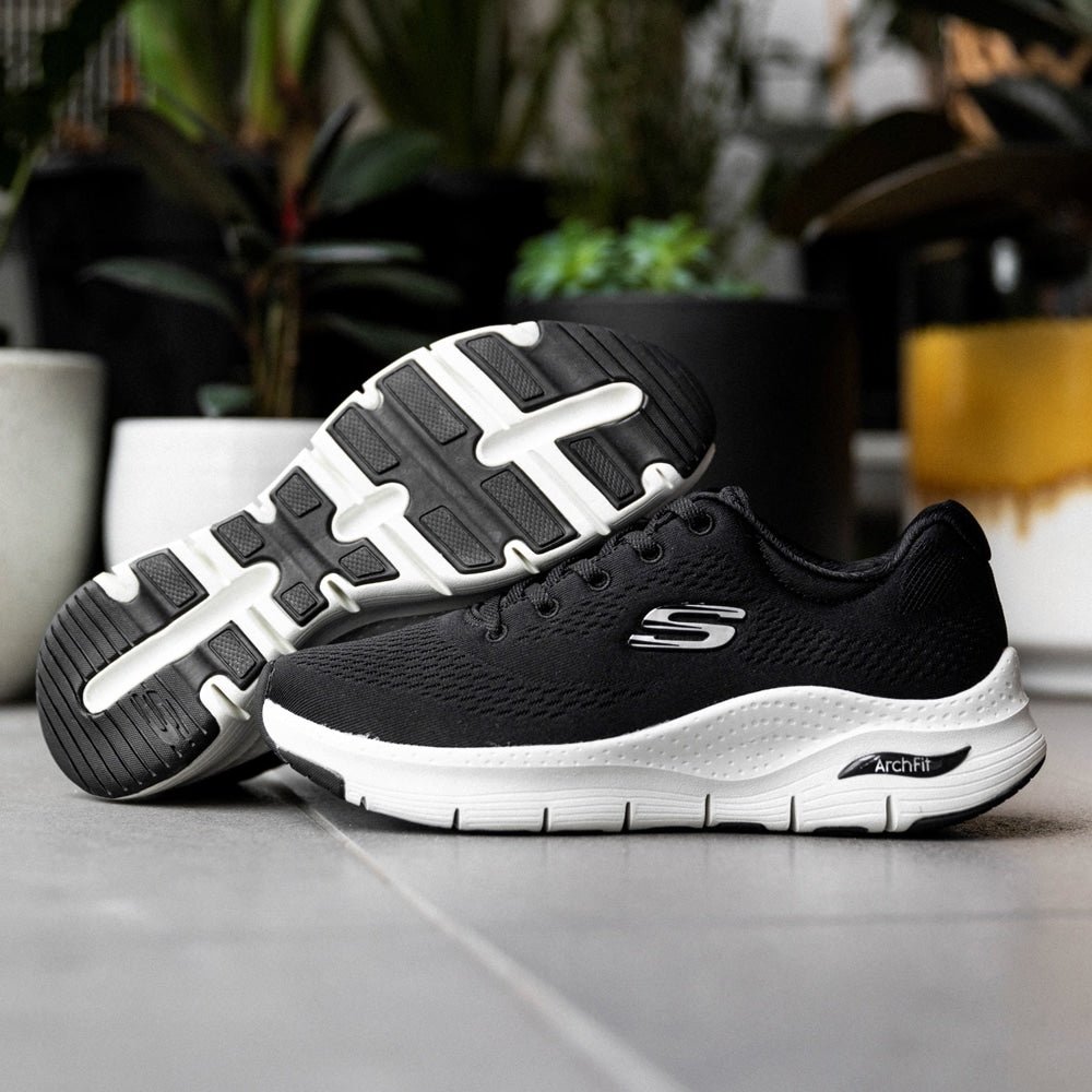 Skechers Womens Arch Fit Big Appeal Black White
