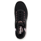 Skechers Womens Arch Fit 2.0 Easy Chic Slip-Ins Black Rose