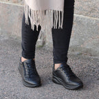 Minfot Lexi Sneakers Dam Vattenavvisande TEX Skinn Svart